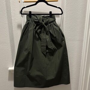 Elegant Olive Green Skirt